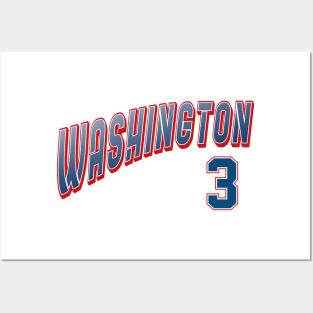 Retro Washington Number 3 Posters and Art